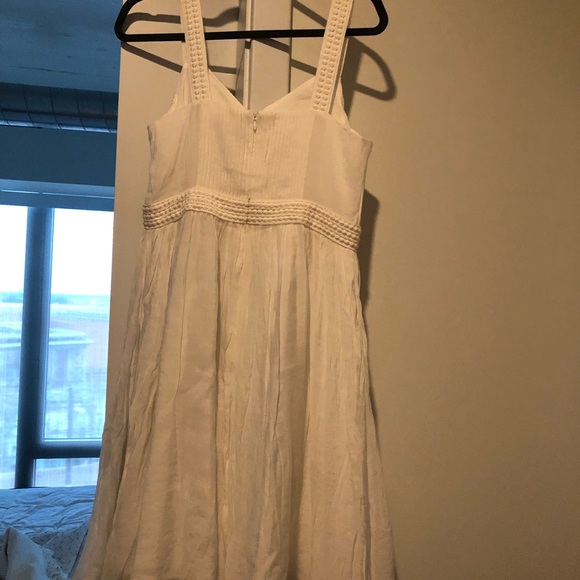 NWT Beautiful Ann Taylor Loft White Embroidery Sundress Sz 6 - Picture 2 of 10